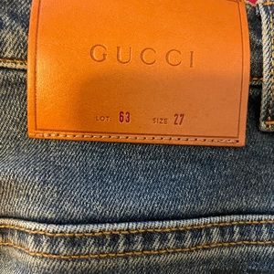 Gucci MLB blue denim
